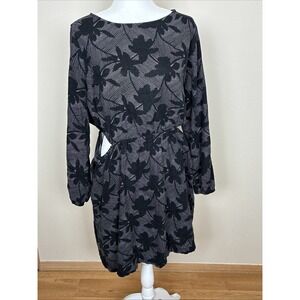 Universal‎ Threads Black Dress With Cutouts at Waist Women's Size XL